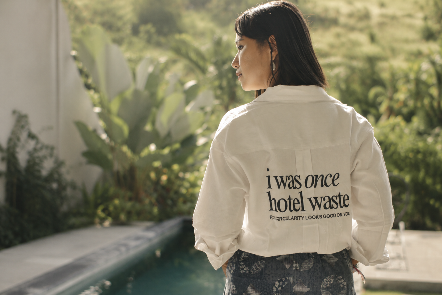 RE·CYRCLE circular textile campaign — I was once hotel waste